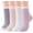Pink, variant on BLOCLOALO 4 Pc Short Socks Women Crew Socks Womens Fuzzy Socks Cozy Winter Cabin Slipper Warm Soft Thick Comfy Socks 4 Pairs Patchwork Polyester Socks Thick Comfortable Socks Warm Socks Pink 1