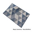 thumbnail image 3 of mmirethe Indoor Doormat Water-Absorbent Non-slide Breathable Area Rug Decorative Rectangular Floor Mats Entryway Home Hallway Kitchen Geometry/Navy, 3 of 8
