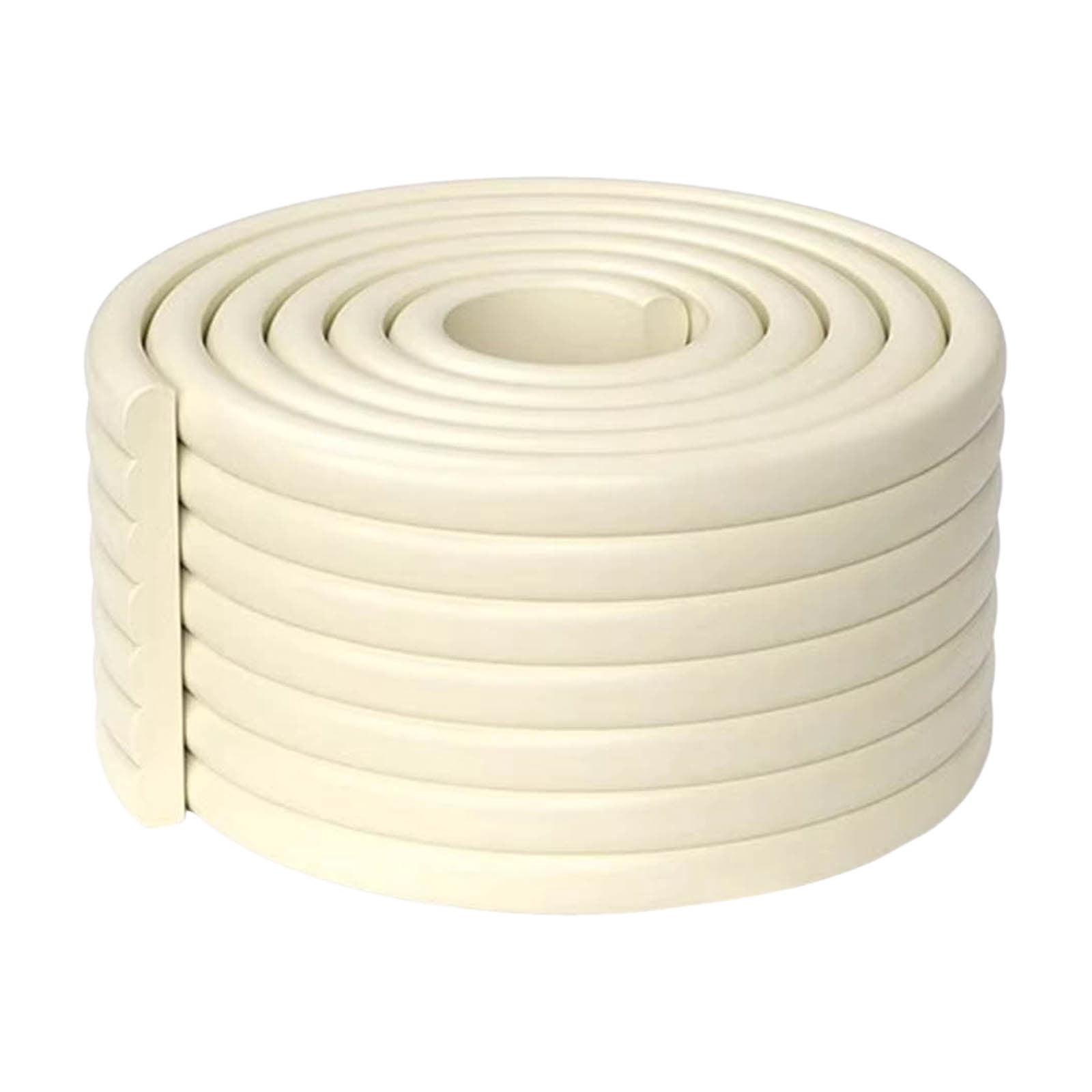 YaoZQ Beige Furniture Edge Protector Soft Cushioning Strip Adhesive Corner Guard for Home Decor 78.7 x 3.1 in
