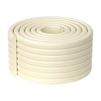 Baby Proofing Edge Corner Protector - 79" Extra-Wide Soft NBR Rubber Foam Padding with Adhesive Backing, Thickened Safety Bumper Guards for Furniture, Tables, Fireplace & Sharp Edges