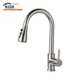 thumbnail image 1 of Jinsinto Smart tap - single Handle High Arch Stainless Steel touch type Kitchen Tap, with drop - down Spray, excellent Kitchen Flume Tap, with touch Technology, Silver, 1 of 4