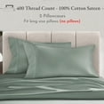 thumbnail image 3 of California Design Den 100% Cotton Pillowcases, Pillow Case Set of 2, Luxury 400 Thread Count Sateen Pillowcases, Match with Our 400 Thread Count Sheets, 3 of 5