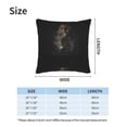 thumbnail image 4 of Home Throw Pillow Covers White Tiger Square Thick Throw Pillow Covers Fine Textured Couch Cushion Case for Sofa Home Decor Set of 2, 4 of 7