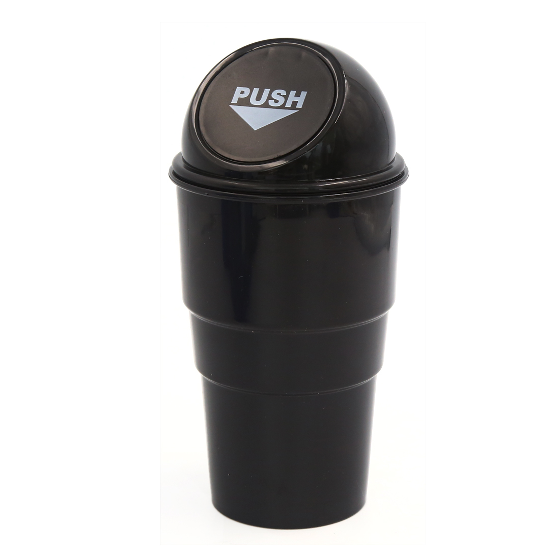 20cm Height Black Car Auto Trash Bin Rubbish Can Garbage Dust Case