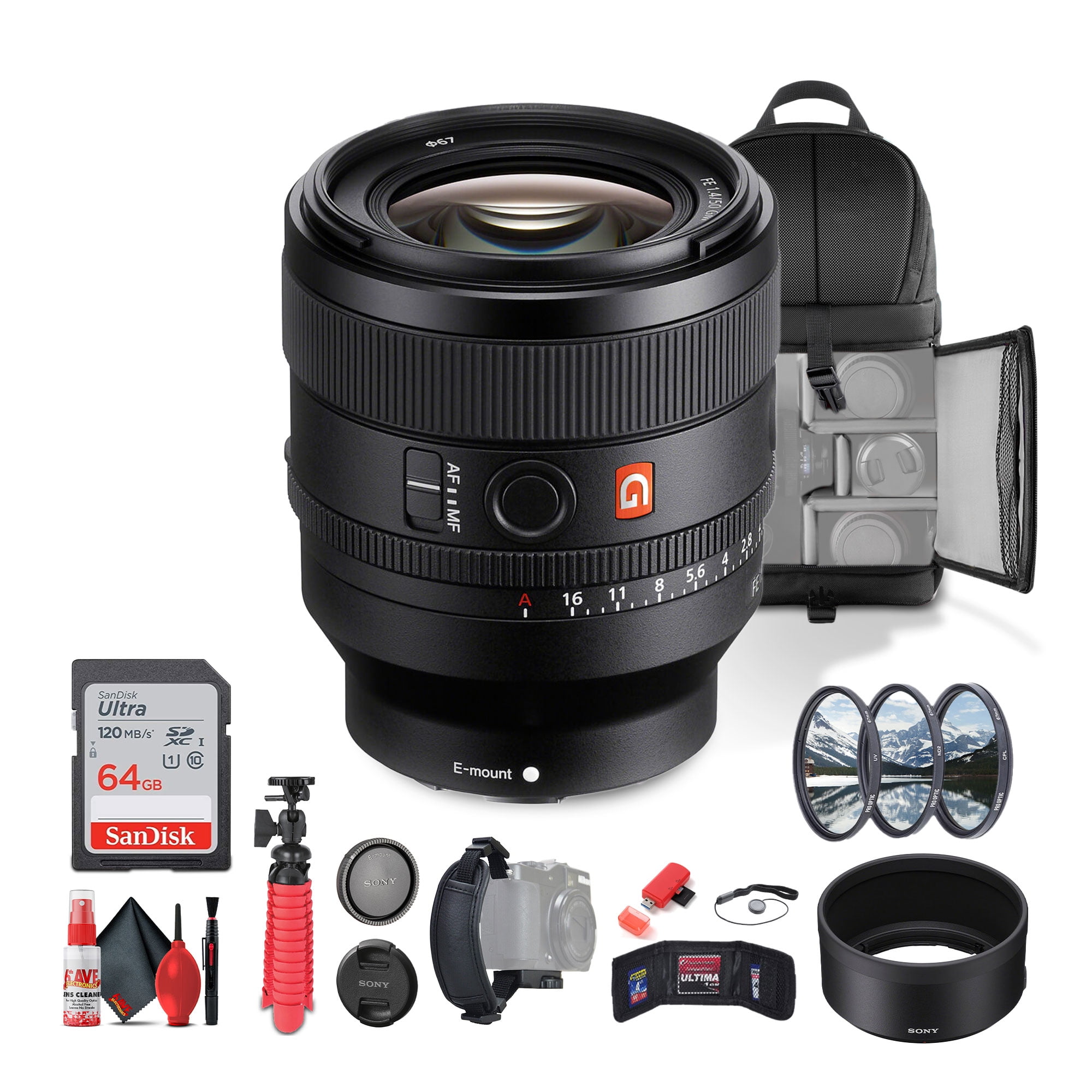 Sony E 50mm f/1.8 OSS Standard Prime Lens – Image Stabilized