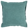 thumbnail image 1 of Rizzy Home Throw Pillow T16467 Dark Teal Flanged Slub 22" x 22" Square, Cover Only, 1 of 2