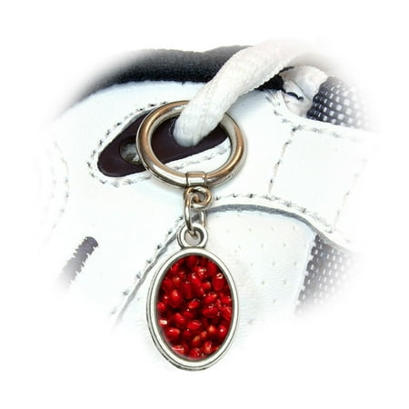 

Pomegranate Seeds Oval Shoe Charm