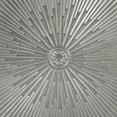 thumbnail image 3 of Pamsha Modern Iron Sunburst Side Tables, Set of 2, Brushed Antique Silver, 3 of 6