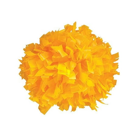 Pizzazz Gold Plastic Cheer Single Pom Pom