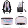 thumbnail image 6 of Uorisanigo Rainbow Axolotl School Backpack for Kids 6-12 Year, 17 Inch Lightweight Daypack with Adjustable Padded Straps, Perfect for Elementary Kindergarten, 6 of 7