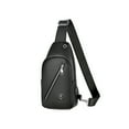 thumbnail image 2 of VANLOFE Crossbody Bag Chest Bag Shoulder Backpack With Charging Hole and Headphone Hole for Men and Women, 2 of 8