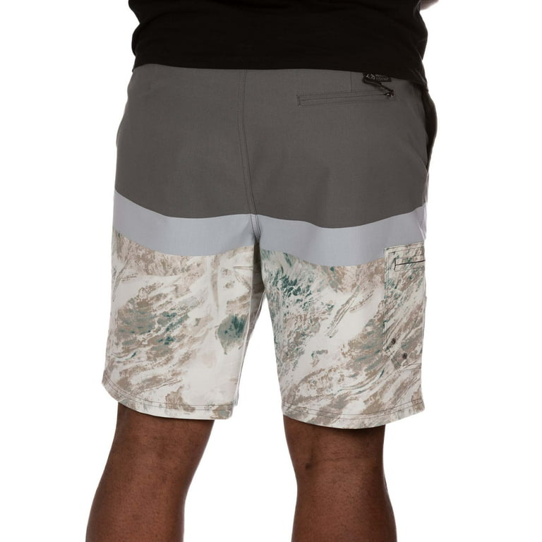 Realtree Men's Performance Hybrid Fishing Shorts, Size: Small (28/30), Gray