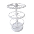 thumbnail image 2 of Segolike Earring Organizer Holder,Rotating Hanging Rack,Jewelry Display Stand,Storage Rack for Necklace Vanity Table Earrings Bracelet 3 Tier in White, 2 of 8