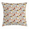 thumbnail image 1 of Ambesonne 18" x 18" Multi-color Polyester Decorative Pillow Cover, 1 of 2