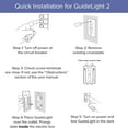 thumbnail image 5 of 1 Pack - SnapPower GuideLight [For Duplex Outlets] - Replaces Plug-In Night Light - Electrical Receptacle Wall Plate With LED Night Lights - Auto On/Off Sensor - (Duplex, White), 5 of 6