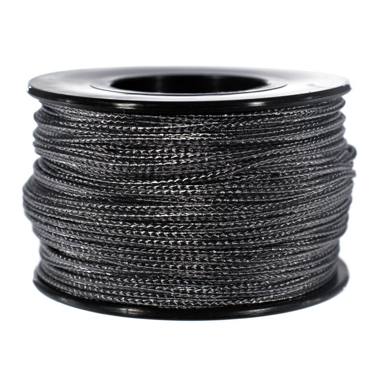 Paracord Planet Micro Cord: 1.18mm Diameter 125 Feet Spool of Braided Cord  - Available in a Variety of Colors Made in the USA