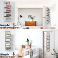 thumbnail image 3 of The Door Organizer Organizador de armario colgante de 5 estantes y organizador de almacenamiento para armario, guardería, dormitorio (gris), 3 of 5