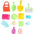 thumbnail image 1 of 14pcs Beach Sand Toys Set Sand Castle Building Kit for Kids Summer Beach Outdoor Playing Fun Time, 1 of 8