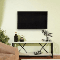 Modern White TV Stand & Console Table, MDF Top with White Metal Frame, 150 cm Wide, Multi-Purpose Storage Unit for Living Room, Office, Hallway, Minimalist Design