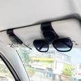 thumbnail image 3 of Soporte magnético de cuero para lentes de sol para auto, 2 piezas, 3 of 7