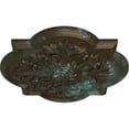 thumbnail image 3 of Ekena Millwork 20"OD x 1 3/4"P Bonetti Ceiling Medallion (Fits Canopies up to 5 1/8"), Hand-Painted Bronze Blue Patina, 3 of 6