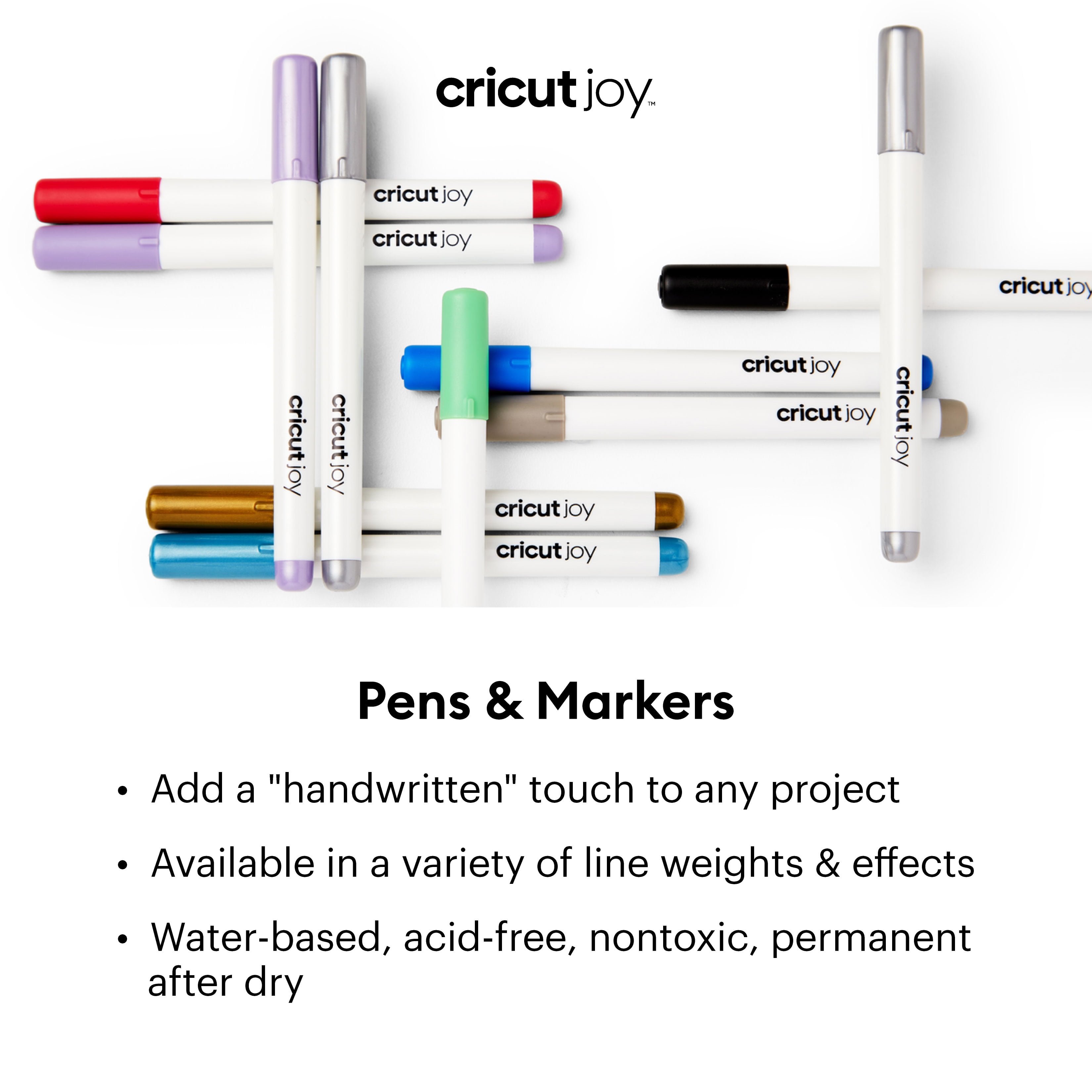 Cricut Joy™ Fine Point Pen 0.4 mm, Ultimate Sampler (30), Fine Point,Multi