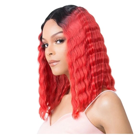 It's a Wig! 5G True HD Transparent Swiss Lace Front Wig - Crimped1