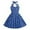 Y37-Blue, variant on PRfgtbd 1950S Vintage Dresses For Girs Polka Dot Print Dress Summer Sleeveless Halter Neck Swing Dress Girls Retro Dress Casual Sundress Cute