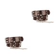 thumbnail image 2 of Guardurnaity Nuevo cinturón de moda de cadena Punk para mujer, cinturón ajustable con ojal de doble con cadena de ojal, cinturones Type4 NO4, 2 of 6