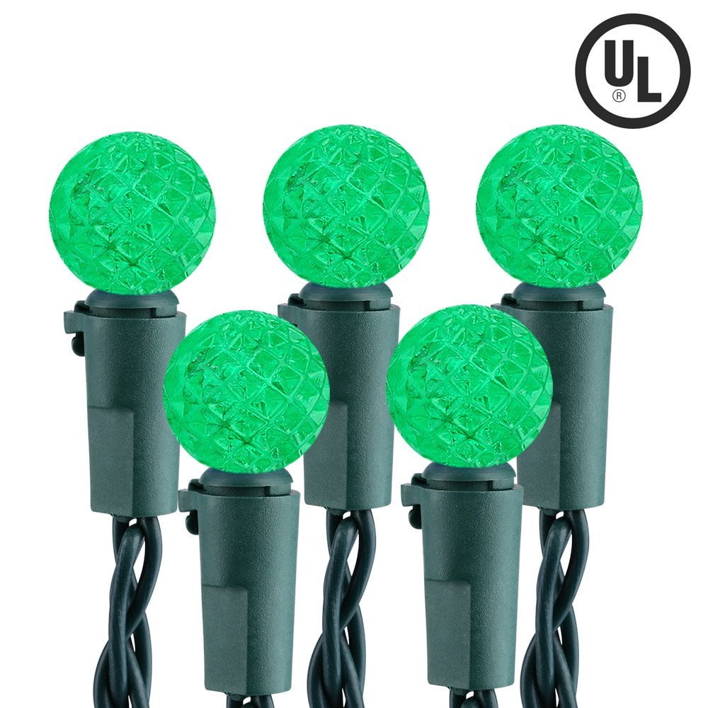 Brizled Faceted LED Christmas Lights, 50 LED 16.3ft Mini String Lights