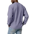 thumbnail image 4 of Mens Waffle Long Sleeve Shirt Loose Fit Crewneck Long Sleeve Thermal Shirts Casual Lightweight Comfort Tops, 4 of 8