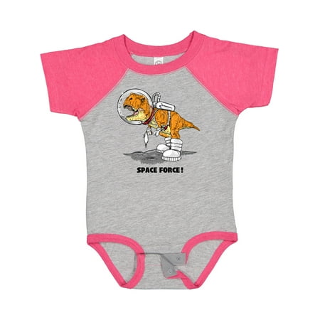 

Inktastic Space Force! Dinosaur Astronaut Gift Baby Boy or Baby Girl Bodysuit