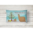 thumbnail image 2 of Carolines Treasures BB9287PW1216 Alpaca Suri Christmas Canvas Fabric Decorative Pillow, Teal, 12H x16W, multicolor, 2 of 3