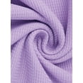 thumbnail image 5 of INSPIRE CHIC Women's Waffle Knit Outfits Sleeveless V Neck Pajamas Pjs Tank Top with Shorts Lounge Sets XL Purple, 5 of 6
