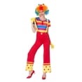 thumbnail image 3 of Disfraz de Divertid r, Disfraz de Bufón de Circ r - Multicolor, XL SG Colcomx traje de payaso mujeres, 3 of 7