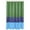 Green/Navy/Blue Stripe, variant on Fun and Playful Rainbow Banded Stripe Printed Pattern Microfiber Bathroom Shower Curtain - Rainbow Banded Stripe, 72 Inch