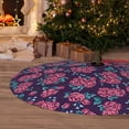 thumbnail image 6 of Sikiie Rose Flowers 30-48 inches {designName} Print Christmas Tree Skirt Snowman Xmas Tree Skirt with Edge Christmas Decorations for Holiday Party48", 6 of 7