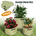 thumbnail image 3 of SUNRISEUMBRELLA 3-Pack Garden Grow Bags Raised Bed Vegetables Plant Tub Eco-Friendly Planter Pots (1 Pack), 3 of 4