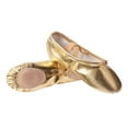 thumbnail image 1 of Children Dance Shoes Soft Sole with Drawstring Straps for Practice Shiny Paw, 1 of 9