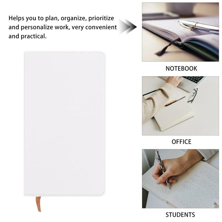 Sublimation Journal Blank Notebook PU Leather Notebook A6 Size Notepad  Blank Notepad 