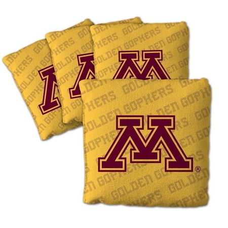 NCAA Minnesota Golden Gophers Cornhole Bags - 4PK - Yellow