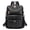 Black, variant on Women Leather Backpack Purse Convertible Fashion Shoulder Bag, Casual Travel Handbag