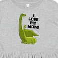 thumbnail image 4 of Inktastic I Love My Mom with Baby and Mommy Brontosaurus Girls Toddler Dress, 4 of 5