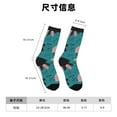 thumbnail image 3 of Lukts Dachshund Dog Pattern Womens Crew Soft Moisture-wicking Socks,Moisture Control Crew Socks,Mid Calf Socks, 3 of 6