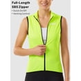 thumbnail image 4 of Qualidyne Women's Sleeveless Cycling Jersey, Full-Zip Quick-Dry Bike Jersey Vest with 3 Rear Pockets & Reflective Detail, 4 of 8