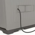 thumbnail image 5 of Suncast Backyard Oasis 130 Gallon Outdoor Storage Basic Unit, Dove Gray, 5 of 12