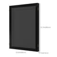 thumbnail image 3 of HOMCOM Jersey Display Frame Case, Acrylic Sports Shirt Shadow Box, 3 of 10