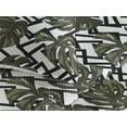 thumbnail image 3 of Ambesonne Monstera Leaves Quilted Bedspread Set 3 Pcs, Abstract Palm Leaf, King, Peacock Green Dark Green, 3 of 4