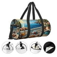 thumbnail image 3 of Sikiie Coastal Style Garden Villa Duffel Bag, Travel Bag, Sports Gym Bag - Ideal for Sports, Gym, Overnight Stays, 3 of 6