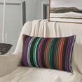 thumbnail image 5 of JUNZAN Colorful Stripes Pillow Cases Standard Size, with Envelope Closure Bed Pillow Cases(without pillow core),20"x30" inches, 5 of 5
